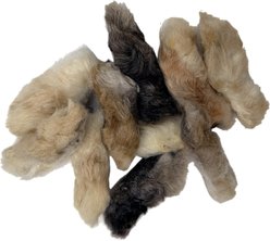 HDP Furry Hair Adult 3-in Rabbit Feet Dog Chews, 1-lb bag