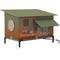 Show in main carousel: Yitahome Winter Waterproof Nylon Outdoor Heated Cat House, Green, 23.6 x 15.7 x 20.5-in slide 9 of 10