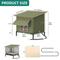 Show in main carousel: Yitahome Winter Waterproof Nylon Outdoor Heated Cat House, Green, 16.5 x 13.8 x 18.9-in slide 2 of 9