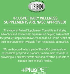 +PlusPET Broad Spectrum Hemp Extract Mint Flavored Soft Chew Oral Health Supplement for Dogs, 30 count slide 2 of 7