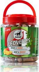 Leovet Leoveties Mint & Mango Horse Treats, 1.1-kg jar