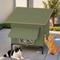 Show in main carousel: Wooflex Heated Outdoor Insulated Waterproof Feral Winter Cat House with Heating Pad & Escape Door, Green, 16.5 × 13.8 × 18.9-in slide 6 of 9