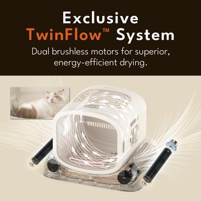 Show full view: PetSnowy Smile Pet Dryer Box, Cream, Large slide 8 of 10