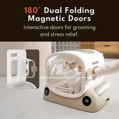 Show full view: PetSnowy Smile Pet Dryer Box, Cream, Large slide 5 of 10