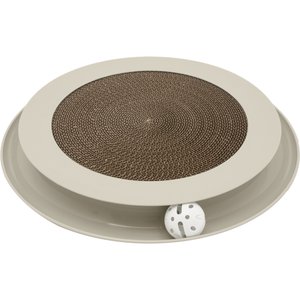 Kitty City Ball Track Cat Scatcher, Tan