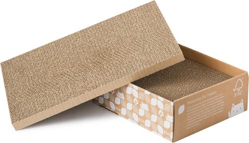 Show full view: Kitty City Sustainability FSC Cat Scratcher, 4 pack slide 4 of 9