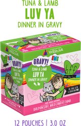 BFF Tuna & Lamb Luv Ya Dinner in Gravy Wet Cat Food Pouches, 3-oz, case of 12 slide 2 of 9