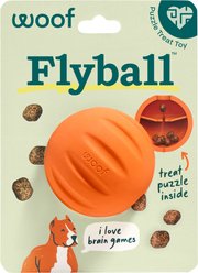 Woof Flyball Fetch Ball & Fits Standard Launchers Interactive Dog Toy, Orange, 1 count