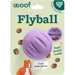 Woof Flyball Fetch Ball & Fits Standard Launchers Interactive Dog Toy, Lavender, 1 count