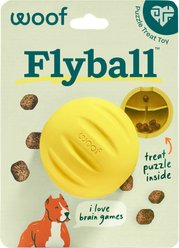 Woof Flyball Fetch Ball & Fits Standard Launchers Interactive Dog Toy, Yellow, 1 count
