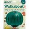 Show in main carousel: Woof Walkabout Dog Puzzle Toy & Slow-Feeder Kibble Dispenser, Green, Large slide 1 of 10