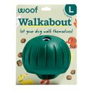 Woof Walkabout Dog Puzzle Toy & Slow-Feeder Kibble Dispenser, Green, Large