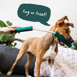 Woof Nomchucks Dog Game Puzzle Enrichment Treat & Tug Toy, Green slide 2 of 8