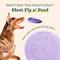 Show in main carousel: Woof Fly N' Feed Flying Disc Dog Toy & Lick Mat for Enrichment, Lavender slide 4 of 10
