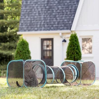 Show full view: Kitty City Outdoor Two Way Play Cat Tunnel slide 3 of 10