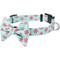 Show in main carousel: Frisco Christmas Peppermint Print Dog Collar with Removable Bow, M: 14 to 20-in neck, 3/4-in wide slide 1 of 10