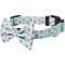Show in main carousel: Frisco Christmas Peppermint Print Dog Collar with Removable Bow, S: 10 to 14-in neck, 5/8-in wide slide 1 of 10