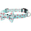 Show in main carousel: Frisco Peppermint Print Dog Collar with Removable Bow, L/XL: 18 to 26-in neck, 1-in wide slide 1 of 10