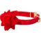 Show in main carousel: Frisco Christmas Velvet Dog Collar with Removable Gift Bow, M: 14 to 20-in neck, 3/4-in wide slide 1 of 10