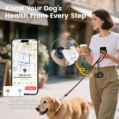 Show full view: Pawview Leash Attachment Smart Holder Dog Poop Bag Dispenser with Bags, Carabiner Clip & Swivel Hook Design, 105 count, Lavender Scent, Black slide 3 of 12