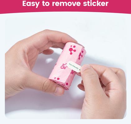 Show full view: Pawview Leash Attachment Smart Holder Dog Poop Bag Dispenser with Bags, Carabiner Clip & Swivel Hook Design, 105 count, Lavender Scent, Pink slide 5 of 12