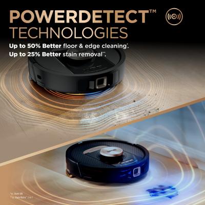 Show full view: Shark Power Detect 2-in-1 RV2820ZE Robot Vacuum & Mop with Never Touch Pro Base, Black, 12-oz slide 5 of 9