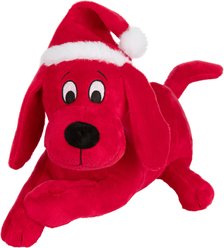 Clifford The Big Red Dog Holiday Santa Snuggle Buddy Plush Dog Toy