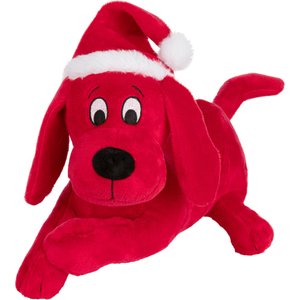 Clifford The Big Red Dog Holiday Santa Snuggle Buddy Plush Dog Toy