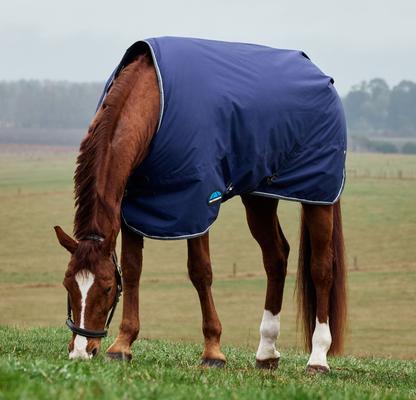 Show full view: WeatherBeeta ComFiTec Tyro Standard Neck 50G Horse Turnout, Navy/Charcoal, 66-in slide 2 of 7