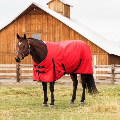 Show full view: WeatherBeeta ComFiTec Original Standard Neck Horse Turnout, Red/Black, 75-in slide 2 of 9
