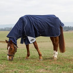 WeatherBeeta ComFiTec Ultra Detach-A-Neck 100G Horse Turnout, Navy, 72-in slide 1 of 9