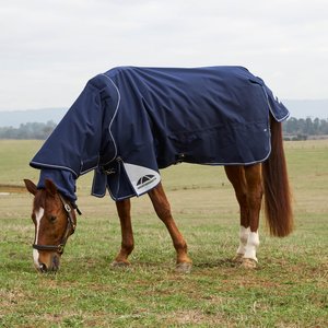 WeatherBeeta ComFiTec Ultra Detach-A-Neck 360G Horse Turnout, Navy, 75-in