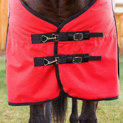 Show full view: WeatherBeeta ComFiTec Original Standard Neck Horse Turnout, Red/Black, 75-in slide 3 of 9