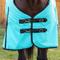 Show in main carousel: WeatherBeeta ComFiTec Original Standard Neck Lite Horse Turnout, Turquoise/Black, 72-in slide 3 of 7