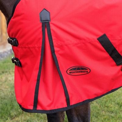 Show full view: WeatherBeeta ComFiTec Original Standard Neck Horse Turnout, Red/Black, 75-in slide 4 of 9