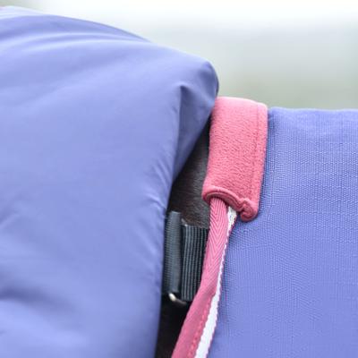 Show full view: WeatherBeeta ComFiTec Essential Detach-A-Neck 220G Horse Turnout, Navy/Burgundy, 81-in slide 4 of 9