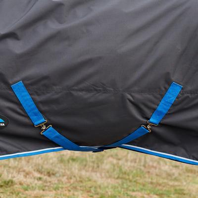 Show full view: WeatherBeeta ComFiTec Tyro Combo Neck 220G Horse Turnout, Black/Cobalt, 66-in slide 5 of 8