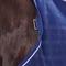 Show in main carousel: WeatherBeeta ComFiTec Prelim Standard Neck 220G Horse Turnout, Navy Embossed Plaid, 69-in slide 5 of 9