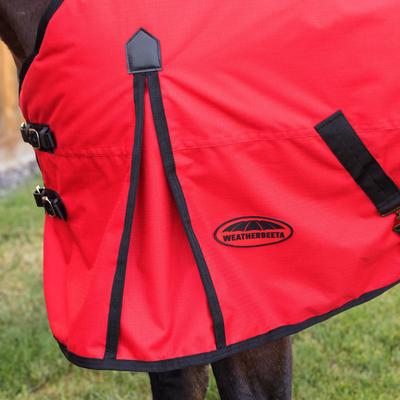Show full view: WeatherBeeta ComFiTec Original Standard Neck Lite Horse Turnout, Red/Black, 75-in slide 5 of 8