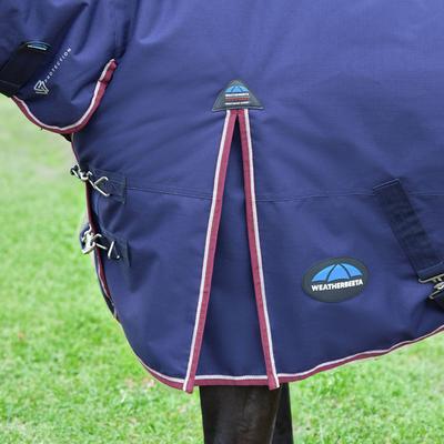 Show full view: WeatherBeeta ComFiTec Essential Combo Neck 220G Horse Turnout, Navy/Burgundy, 87-in slide 5 of 9