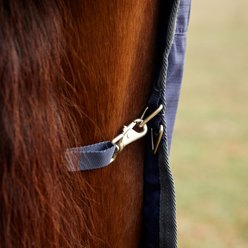 WeatherBeeta ComFiTec Tyro Combo Neck 50G Horse Turnout, Navy/Charcoal, 75-in slide 2 of 8