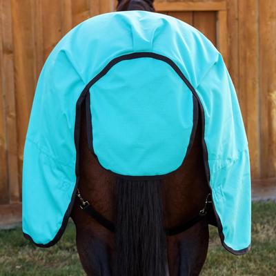 Show full view: WeatherBeeta ComFiTec Original Standard Neck Lite Horse Turnout, Turquoise/Black, 72-in slide 6 of 7