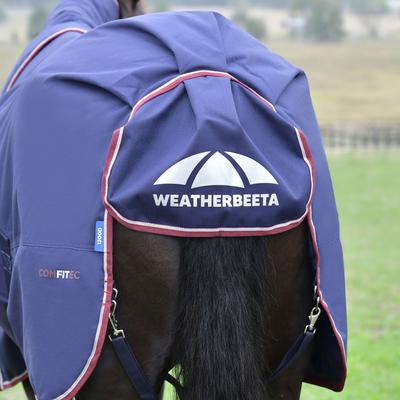 Show full view: WeatherBeeta ComFiTec Essential Detach-A-Neck 220G Horse Turnout, Navy/Burgundy, 81-in slide 8 of 9