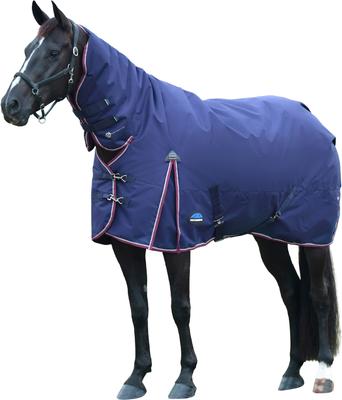 Show full view: WeatherBeeta ComFiTec Essential Combo Neck 220G Horse Turnout, Navy/Burgundy, 87-in slide 9 of 9