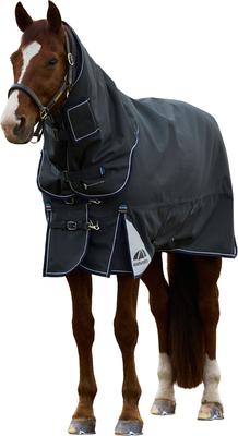 Show full view: WeatherBeeta ComFiTec Ultra Detach-A-Neck 220G Horse Turnout, Charcoal, 75-in slide 9 of 10