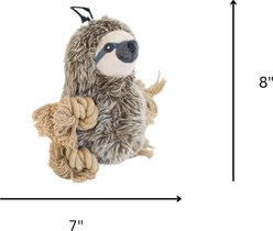 SteelDog USA Ropers Sloth Squeaky Plush Dog Toy slide 2 of 5