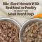 Show in main carousel: Merrick Lil’ Plates Dinner Duos Teeny Texas Steak Tips Dinner & Tiny Thanksgiving Day Dinner Variety Pack Grain-Free Wet Dog Food, 3.5-oz tub, case of 12 slide 3 of 11