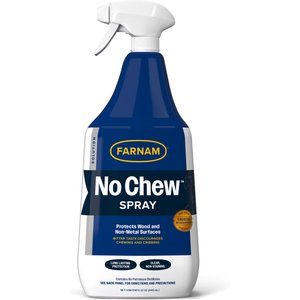 Farnam No Chew Bitter Taste Deterrent Horse Spray, 32-fl oz bottle