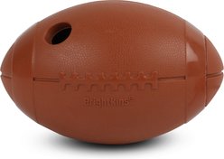 Brightkins Football Treat Dispensing Dog Toy, Multi Color, 8.19 x 5.24 x 3.46-in
