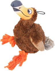 SteelDog USA Ruffian Bird Dodo Squeaky Plush Dog Toy